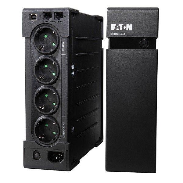 EATON szünetmentes 650VA - EL650USBDIN (4 Schuko kimenet, Standby, USB,
rack/torony)