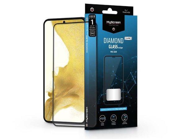 Samsung S901B Galaxy S22 5G/Galaxy S23 edzett üveg képernyővédő fólia -
MyScreenProtector Diamond Glass Lite Edge2.5D Full Glue - fekete