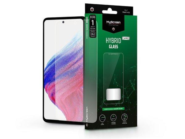 Samsung A525F Galaxy A52/A52 5G/A52s/A53 rugalmas üveg képernyővédő fólia
- MyScreen Protector Hybrid Glass Lite - átlátszó