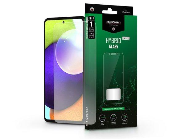 Samsung A525F Galaxy A52/A52 5G/A52s/A53 rugalmas üveg képernyővédő fólia
- MyScreen Protector Hybrid Glass Lite - átlátszó