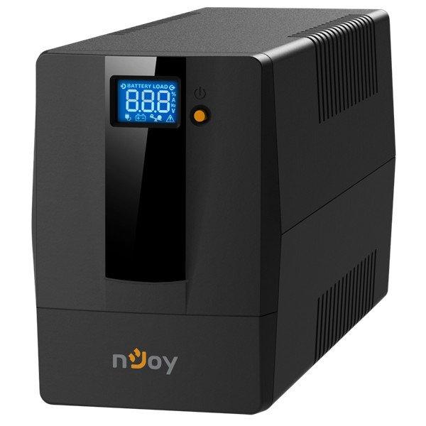 NJOY Szünetmentes 800VA - Horus Plus 800 (2 Schuko, line-interaktív, RJ11
védelem, USB, szoftver, LCD kijelző, fekete)