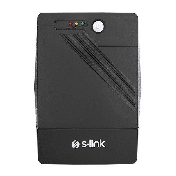 S-Link szünetmentes 1000VA - MIGHT U100 (1000VA, 12V7Ah*2, 600W,
Line-Interactive, 4 schuko)