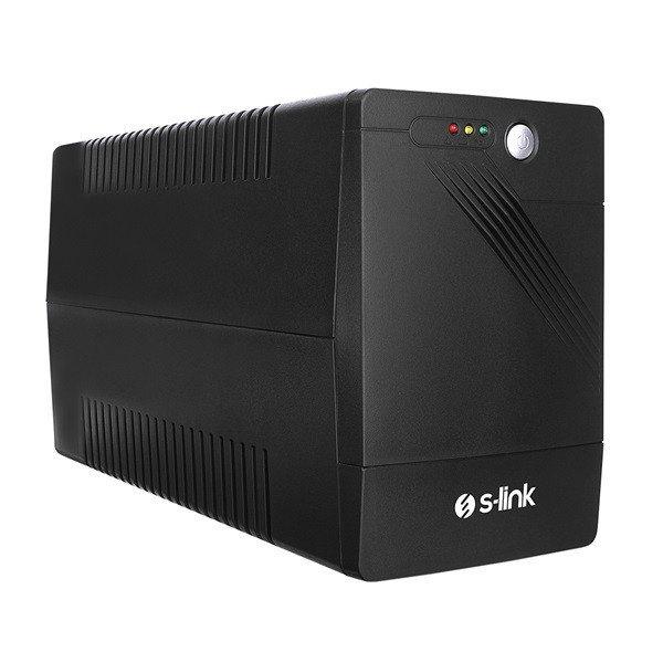 S-Link szünetmentes 1500VA - MIGHT U150 (1500VA, 12V9Ah*2, 900W,
Line-Interactive, 4 db töltő aljzat)