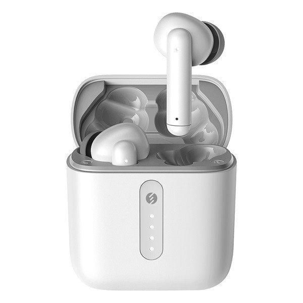 S-Link Fülhallgató Vezeték Nélküli - TruePods White (Bluetooth v5.3, IPX4,
Type-C, mikrofon, fehér)