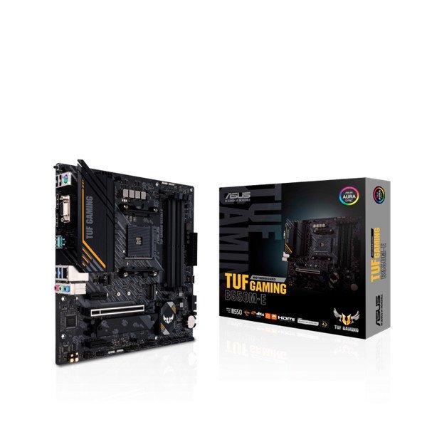 Asus Alaplap - AMD TUF GAMING B550M-E (B550, 4xDDR4 4866MHz, 4xSATA3, 2x M.2,
DP/HDMI/D-sub)