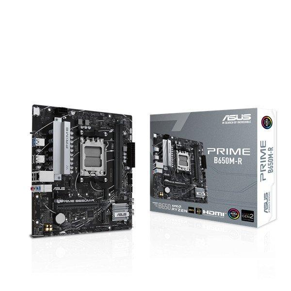 Asus Alaplap - AMD PRIME B650M-R AM5 (B650, ATX, 2xDDR5 7200+MHz, 4xSATA3, 2x
M.2, HDMI)