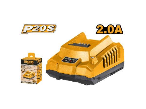 INGCO Akkumulátor töltő 2,0 A 20 V