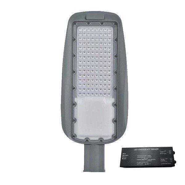 PRAGUE SMD LED UTCAI MEGVILÁGÍTÓ 100W 5500K IP65+SÜRGŐSSÉGI KÉSZLETTEL