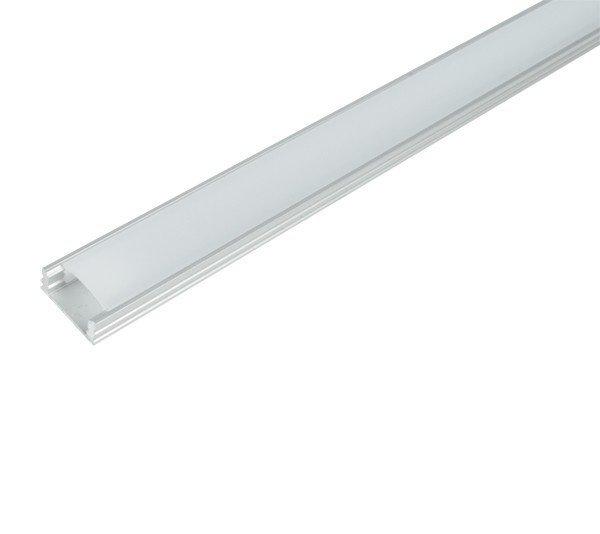 ELM718/1 ALUMINIUM PROFIL LED SZALAGHOZ, MATT TAKARÓPROFIL, FELÜLETRE
SZERELHETŐ