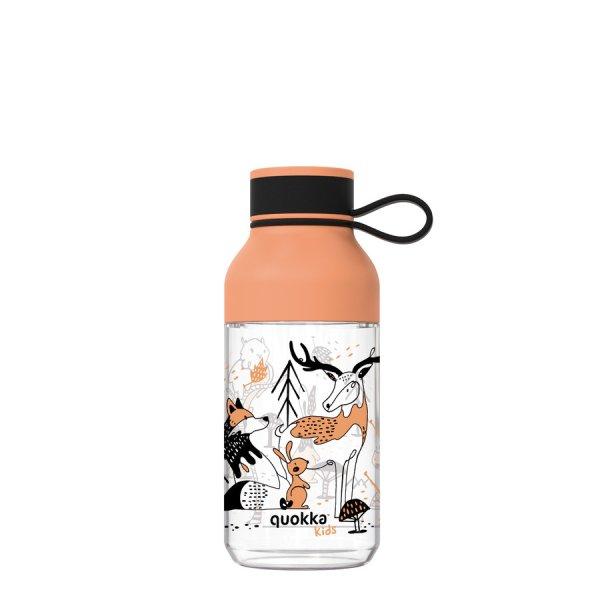 BPA mentes műanyag kulacs pánttal Kids Ice In The Woods 430ml - Quokka