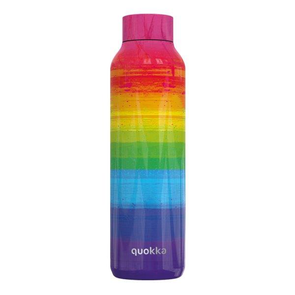 Hőtartó fémkulacs Solid Rainbow 630 ml - Quokka