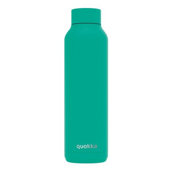 Hőtartó fémkulacs Solid Jade green 630ml - Quokka