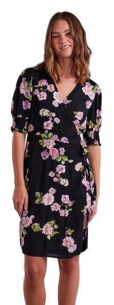 Pieces Női ruha PCTALA Regular Fit 17133694 Black Big Flower XS