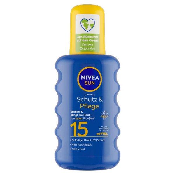 Nivea Napvédő spray SPF 15 Sun (Moisture Sun Spray) 200 ml