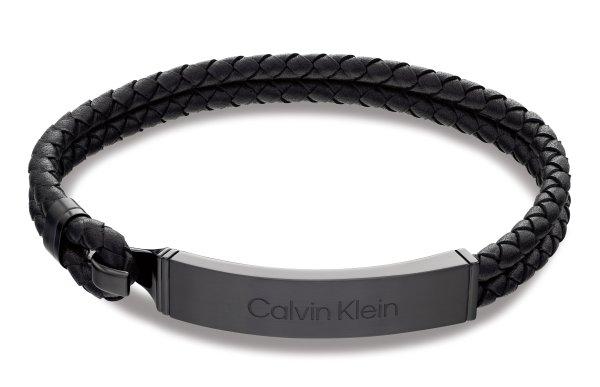 Calvin Klein Stílusos bőr karkötő férfiaknak Iconic
35000405