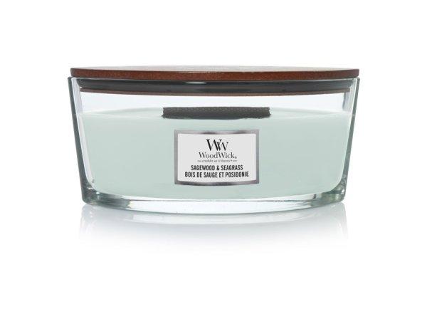 WoodWick Hajógyertya Sagewood & Seagrass Elipsa 453,6 g