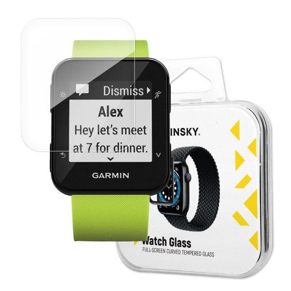 Wozinsky Full Glue Tempered Glass Garmin Forerunner 35 teljes képernyős fekete
kerettel fólia