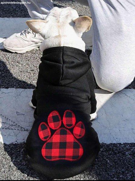 Kutyaruha - Kapucnis Tappancs mintás Hoodie 5XL Méretig