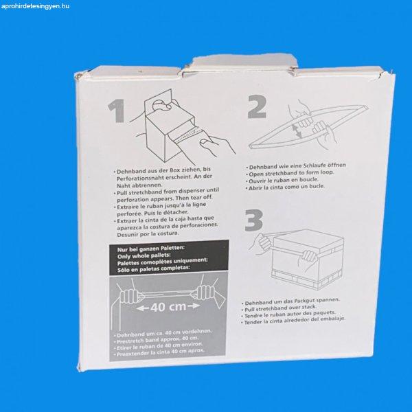 Stretchfólia rakományrögzítő öv 100x1200mm, 100db öv/tek., 28 tek./karton