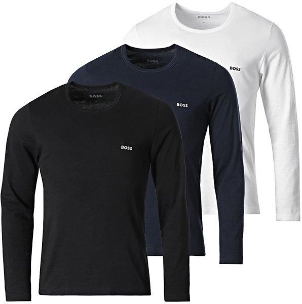 Hugo Boss 3 PACK - férfi póló BOSS Regular Fit 50492321-990 XL