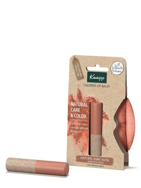 Kneipp Színes ajakbalzsam Natural Dark Nude (Colored Lip Balm) 3,5 g