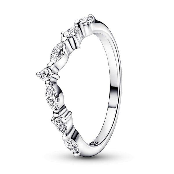 Pandora Bájos ezüst gyűrű cirkónium kövekkel
192390C01 54 mm