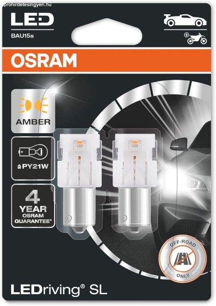 Osram LEDriving SL 7507DYP-02B PY21W 12V 1,3W 2db/bliszter sárga