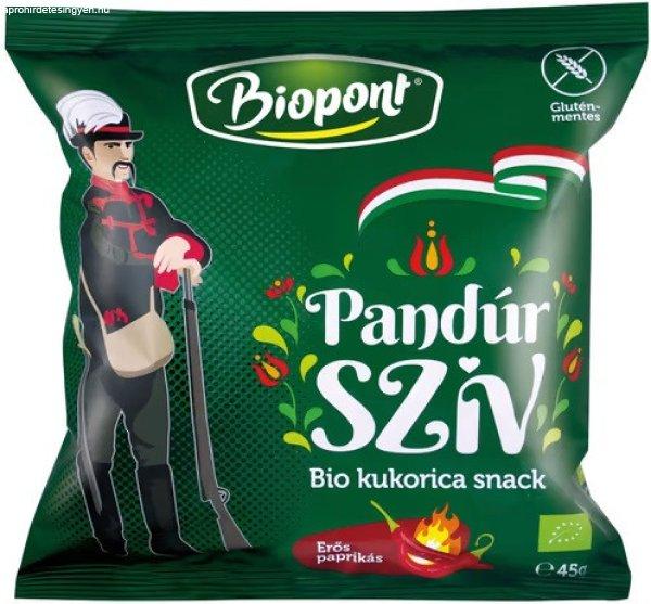 BIOPONT BIO KUKORICÁS SNACK PANDÚR SZÍV