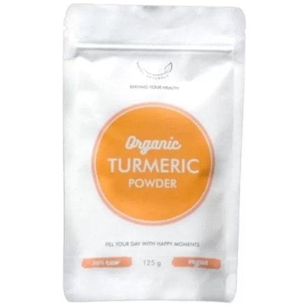 Happy Naturals organic kurkuma por 125 g