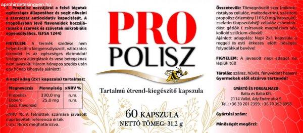 Pro/polisz propolisz kapszula 60 db