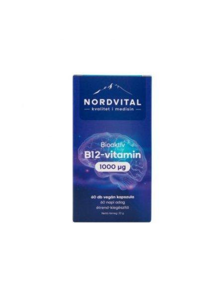 Nordvital b12-vitamin 1000mcg vegán kapszula 60 db