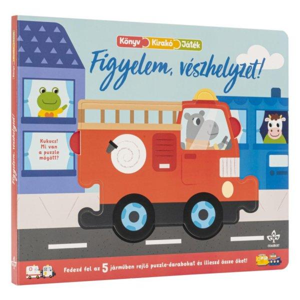 Figyelem, vészhelyzet! – Fedezd fel az 5 járműben rejlő puzzle-darabokat
és illeszd össze őket!