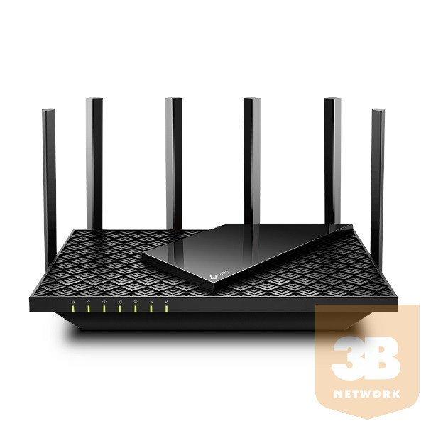 TP-LINK Wireless Router Dual Band AX5400 1xWAN(1000Mbps) + 4xLAN(1000Mbps) +
1xUSB 3.0, Archer AX5400