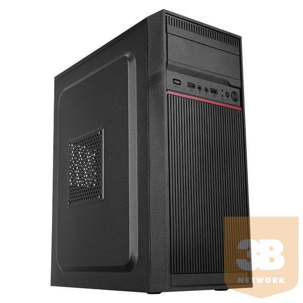 Everest Számítógépház - K210 Peak 250W (fekete; Micro ATX / ATX/MINI-ITX,
250W táp, 2xUSB2.0 )