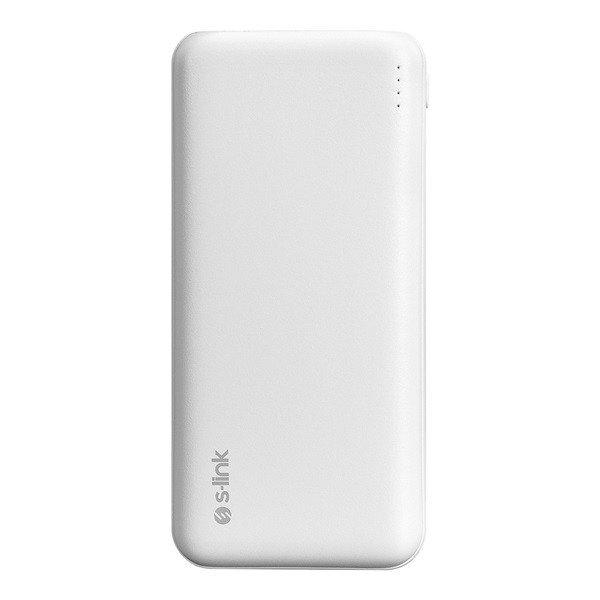 S-Link Powerbank - G205 20000mAh (2xUSB, 18W Gyorstöltés QC3.0, Micro usb,
Type-C, led, fehér)