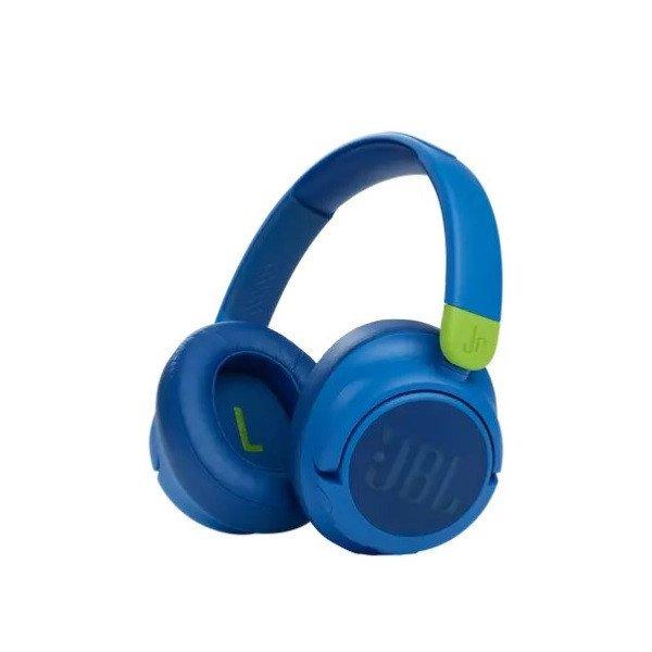 JBL JR460NC (Zajszűrős vezeték nélküli, bluetooth fejhallgató
gyerekeknek), kék