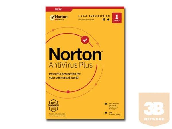 NORTONLIFELOCK Norton Antivirus Plus 2GB HU 1 User 1 Device 12Months Generic Gum
MM