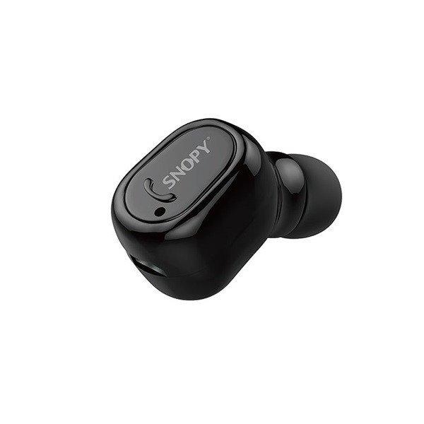 Snopy Fülhallgató Vezeték Nélküli - SN-BT155 Black (Bluetooth v4.0,
mikrofon, fekete, 1 fülhallgató!)