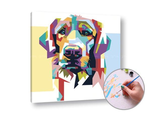 Festés számok szerint DOG LOVELY | alacsony nehézség (ARTMIE)