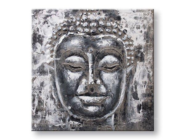 Kézzel festett kép BUDHA  60x60 cm (kézzel festett képek)