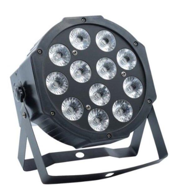 FTS LED 12x12W RGBW Par Lámpa – Profi Színpadi Világítás, DMX Vezérlés,
Színes Fényhatások