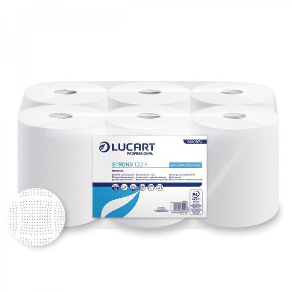 Lucart Strong 130A tekercses kéztörlő 2 rétegű cellulóz 130m 6
tekercs/zsugor