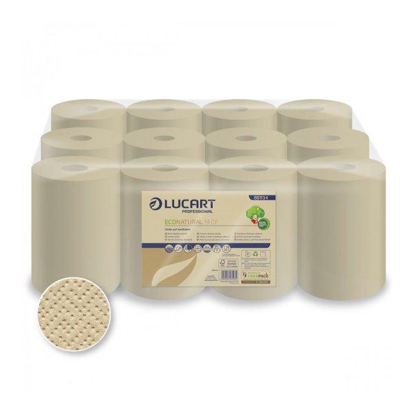 Lucart ECO Natural tekercses kéztörlő 2 rétegű, 255lap, 59m 12
tekercs/zsugor