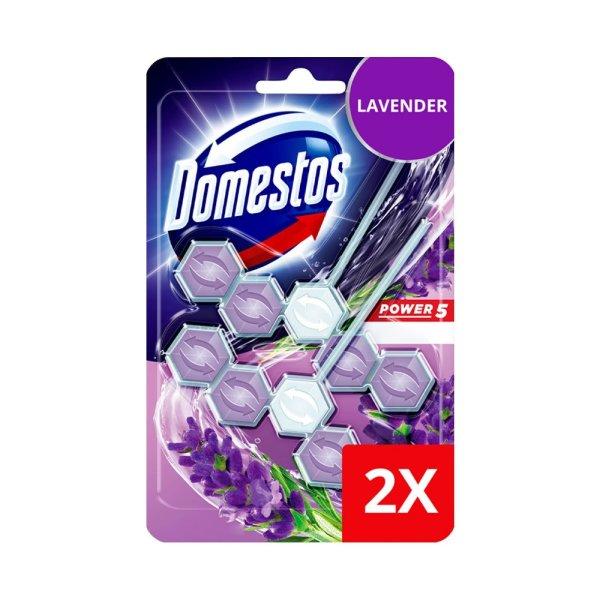 WC illatosító 2 x 55 g Power5 Domestos Lavender