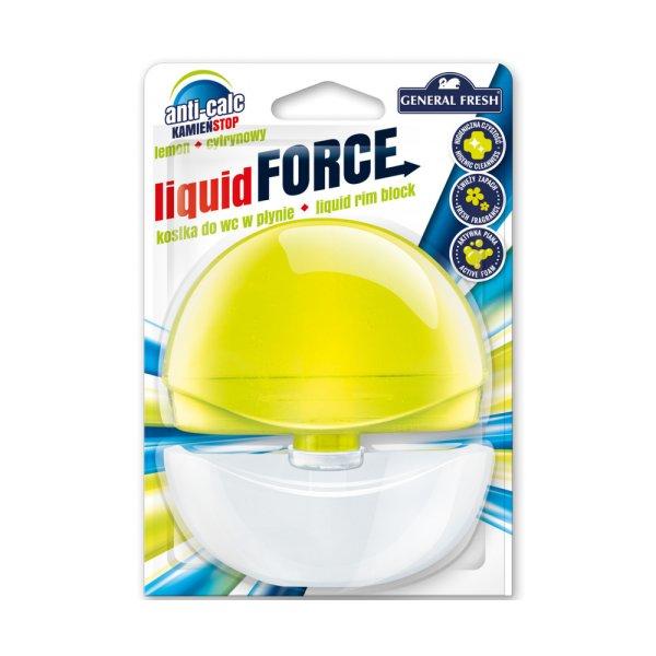 WC illatosító gél 55 ml + kosár Liquid Force Citrom