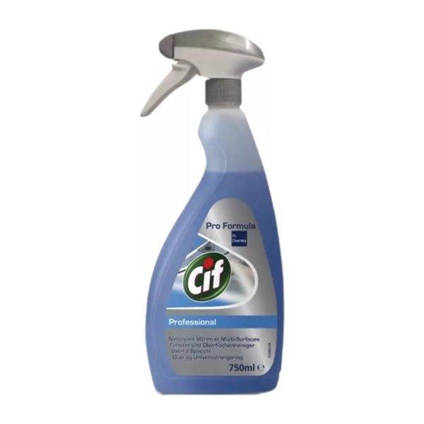 Cif Pro Formula Glass & Multi Surface Ablak- és felülettisztítószer 750ml
(6db/karton)