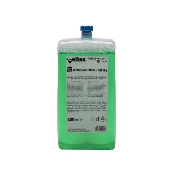 Celtex E-Control fertőtlenítő (antimikrobiális) hatású habszappan, 800 ml,
1000 adag