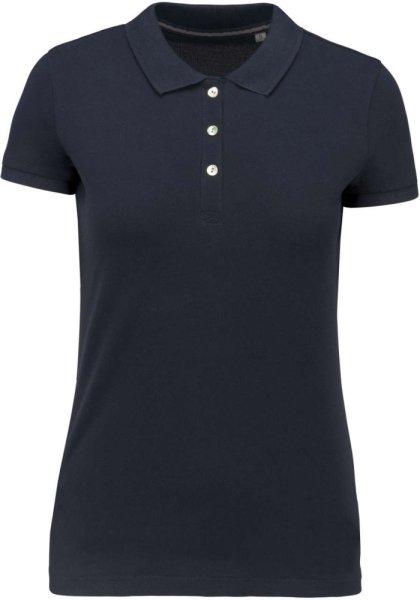 Női rövid ujjú galléros piké póló, SUPIMA pamutból, Kariban KA2001,
Navy-XL