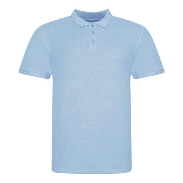 JP100 mikropiké unisex galléros póló Just Polos, Sky Blue-3XL