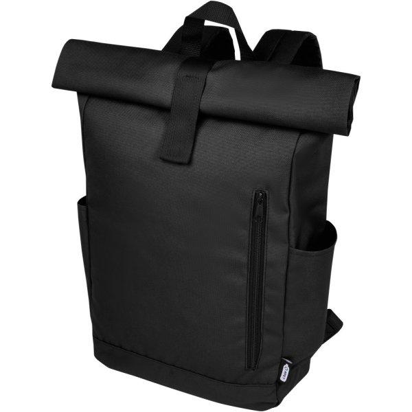 Byron 15.6" GRS RPET hátizsák, 18L, fekete